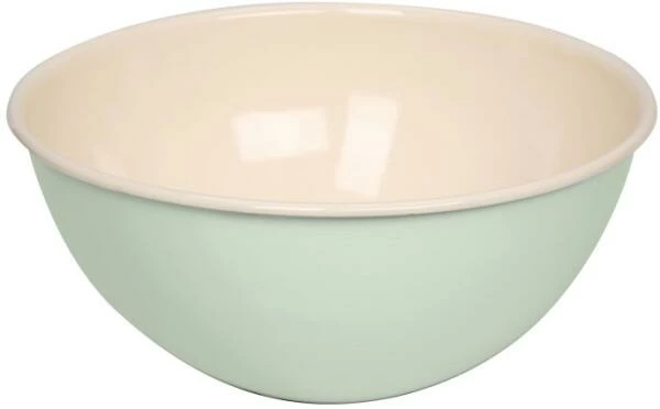 Riess Emaille Riess Schüssel (groß) Aus Emaille In Nilgrün