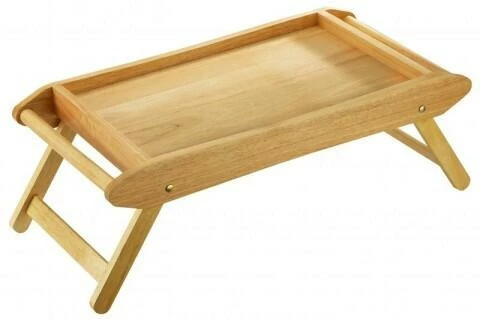 Zassenhaus Bett- & Serviertisch Aus Gummibaum