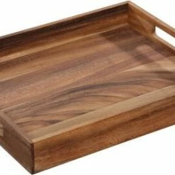 Zassenhaus Tablett, Eckig, Akazie