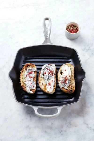 Le Creuset Grillpfanne Signature Quadratisch In Citrus – Bild 2