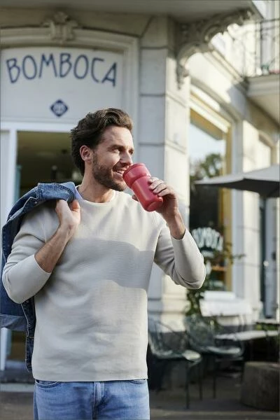 Mepal Reisebecher Ellipse 275 Ml - Nordic Red – Bild 3