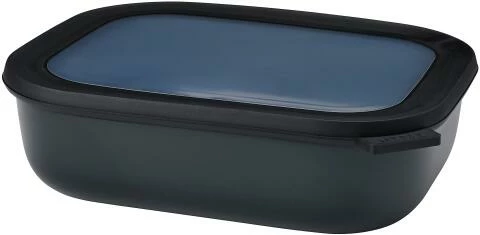 Mepal Multischüssel Cirqula Rechteckig 2000 Ml - Nordic Black