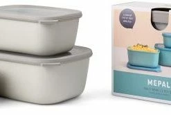 Mepal Set Cirqula Rechteckig 3-teilig (750+1500+3000) - Nordic White