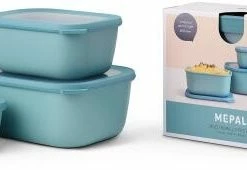Mepal Set Cirqula Rechteckig 3-teilig (750+1500+3000) - Nordic Green