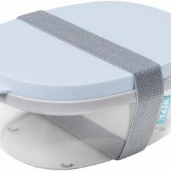 Mepal Salatbox Ellipse - Nordic Blue