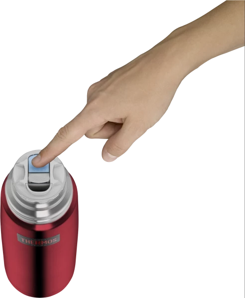 Thermos L&C Bev Bottle Cranberry Red Pol 1,00l – Bild 4