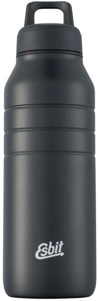 Esbit MAJORIS Edelstahl Trinkflasche, 680ML, Schwarz