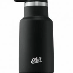 Esbit PICTOR Edelstahl Isolierflasche "Standard Mouth", 350ml, Schwarz