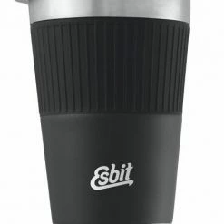 Esbit SCULPTOR Edelstahl Tumbler, Mit Manschette, 550ML, Schwarz