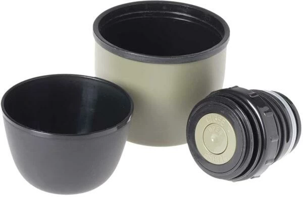 Esbit Edelstahl Isolierflasche, 1L, Schwarz – Bild 3