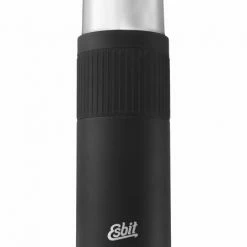 Esbit SCULPTOR Edelstahl Isolierflasche, Mit Manschette,1L, Schwarz