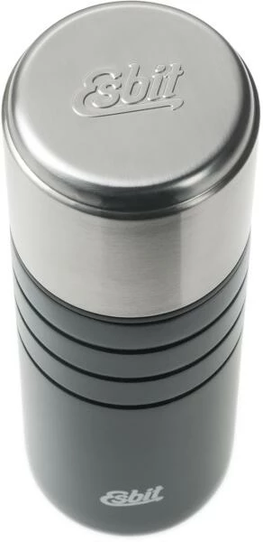 Esbit MAJORIS Edelstahl Isolierflasche Mit Doppelwandigem Edelstahl-Becher, 0.75L, Schwarz – Bild 5