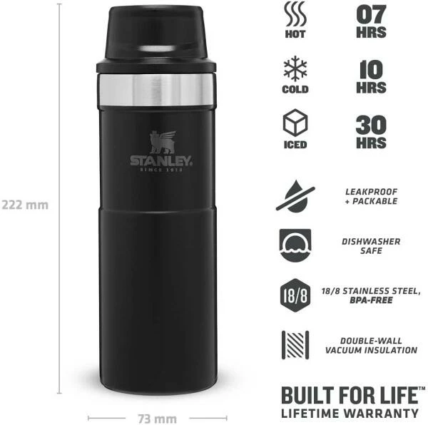 Stanley Becher, 0,47l, Schwarz – Bild 2