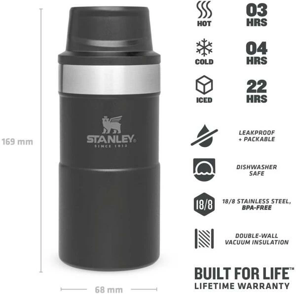 Stanley Becher, 0,25l, Schwarz – Bild 2