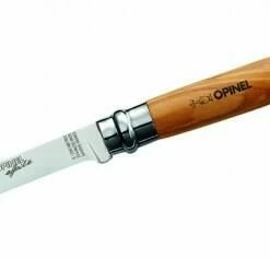 Opinel Messer Slim-Line, Größe 12, Rostfrei, Olivenholz