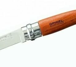 Opinel Messer Slim-Line, Größe 8, Rostfrei, Padouk-Holz