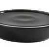 Eschenbach Flacher Topf Mit Deckel Cook & Serve InducTherm In Schwarz 24 Cm / 1,2 Liter