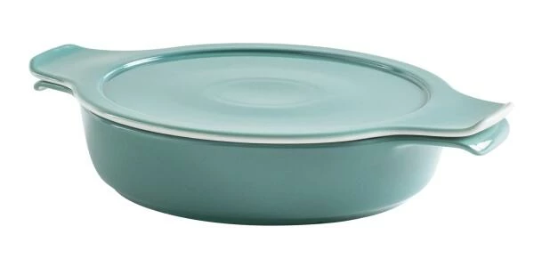 Eschenbach Flacher Topf Mit Deckel Cook & Serve In Petrol 16 Cm / 0,3 Liter