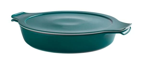 Eschenbach Flacher Topf Mit Deckel Cook & Serve In Türkisgrün 18 Cm / 0,6 Liter