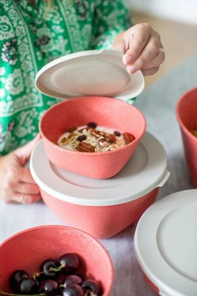 Koziol Aufbewahrungsdose Connect Box In Coral 1 L – Bild 4