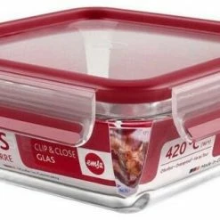 Emsa Frischhaltedose Clip & Close Aus Glas, Quadratisch