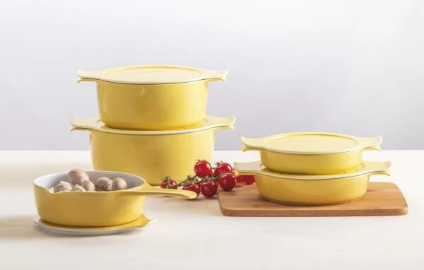 Eschenbach Kasserolle Mit Deckel Cook & Serve In Hellgelb – Bild 7