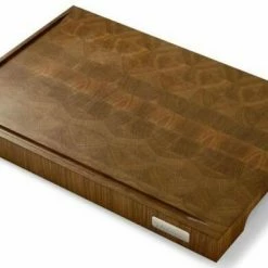 Nesmuk Hack- Und Schneidbrett In Eiche Dunkel Geräuchert Länge: 435 Mm, Breite: 305 Mm, Höhe: 40 Mm