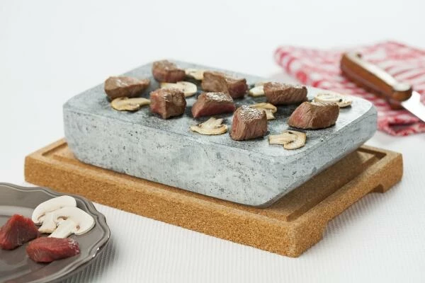 Täljsten Steksten-Kochstein Mit Korkuntersetzer – Bild 3