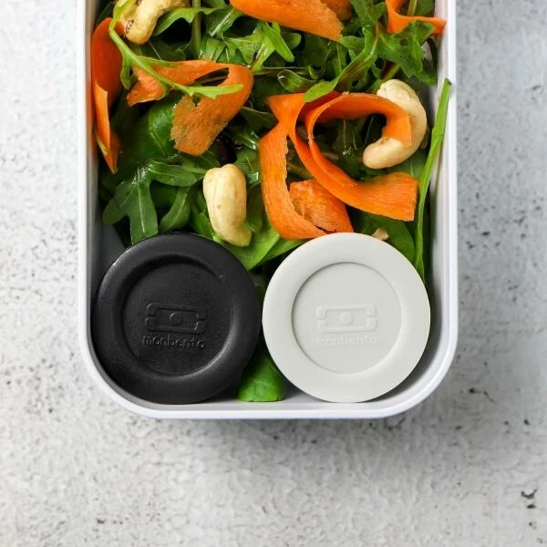 Monbento Saucendöschen MB Temple S In Grau / Schwarz, 2-tlg. – Bild 3