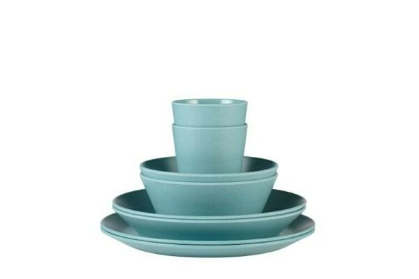 Mepal Set Geschirr Bloom 8-teilig - Pebble Green – Bild 2